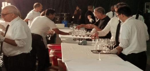 Clearing 12,000 glasses quickly at The Emmys